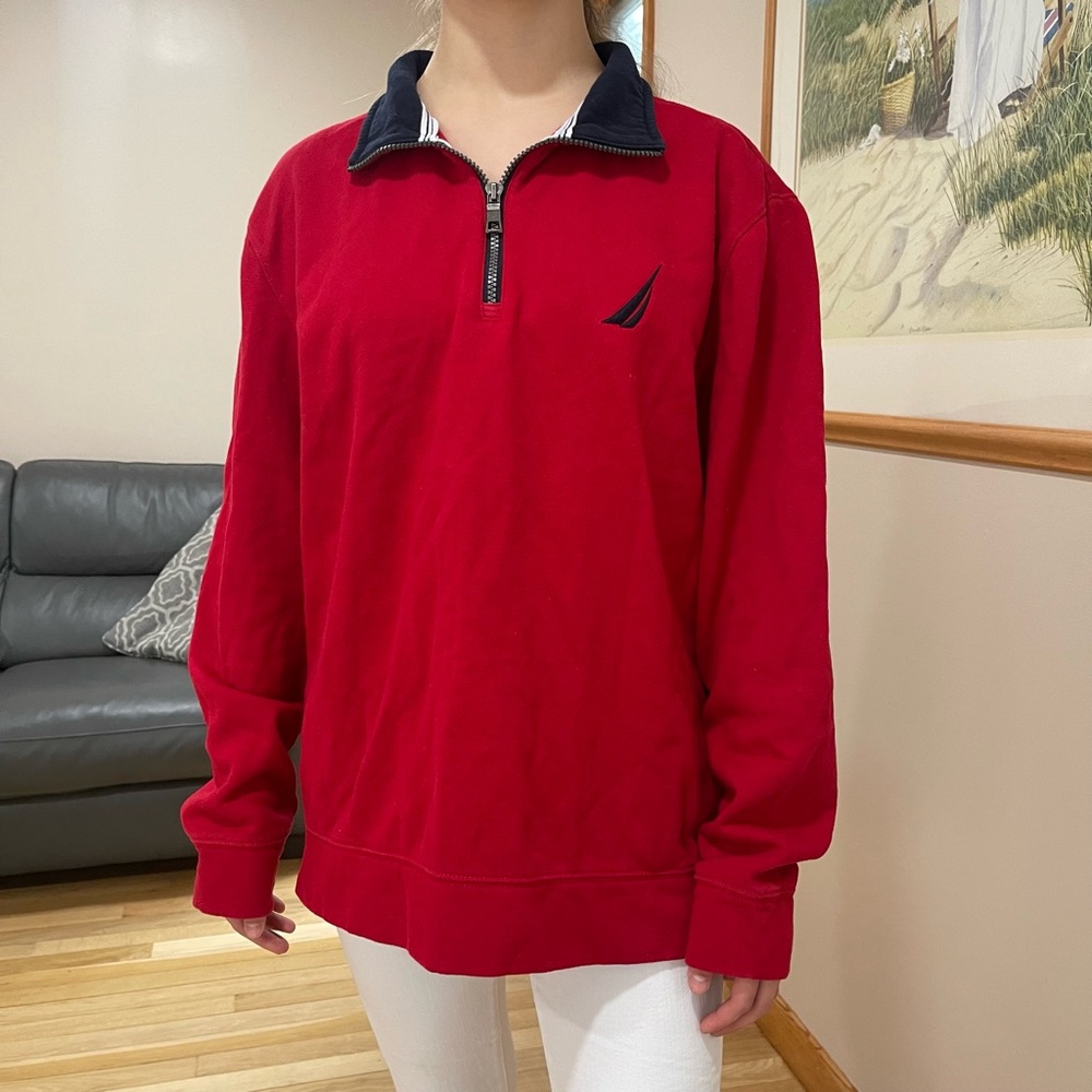 Nautica Quarter Zip Sweatshirt
